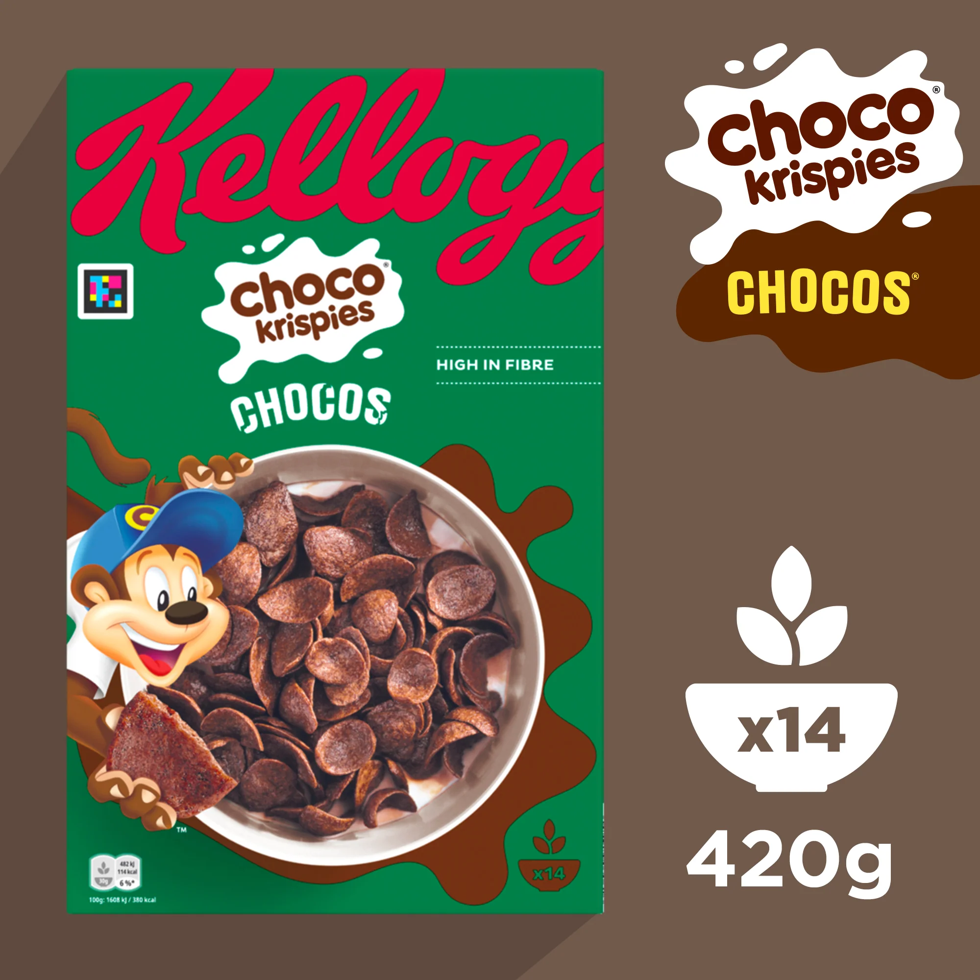 Kellogg's Choco Krispies Chocos - 6x 420g - Image 2