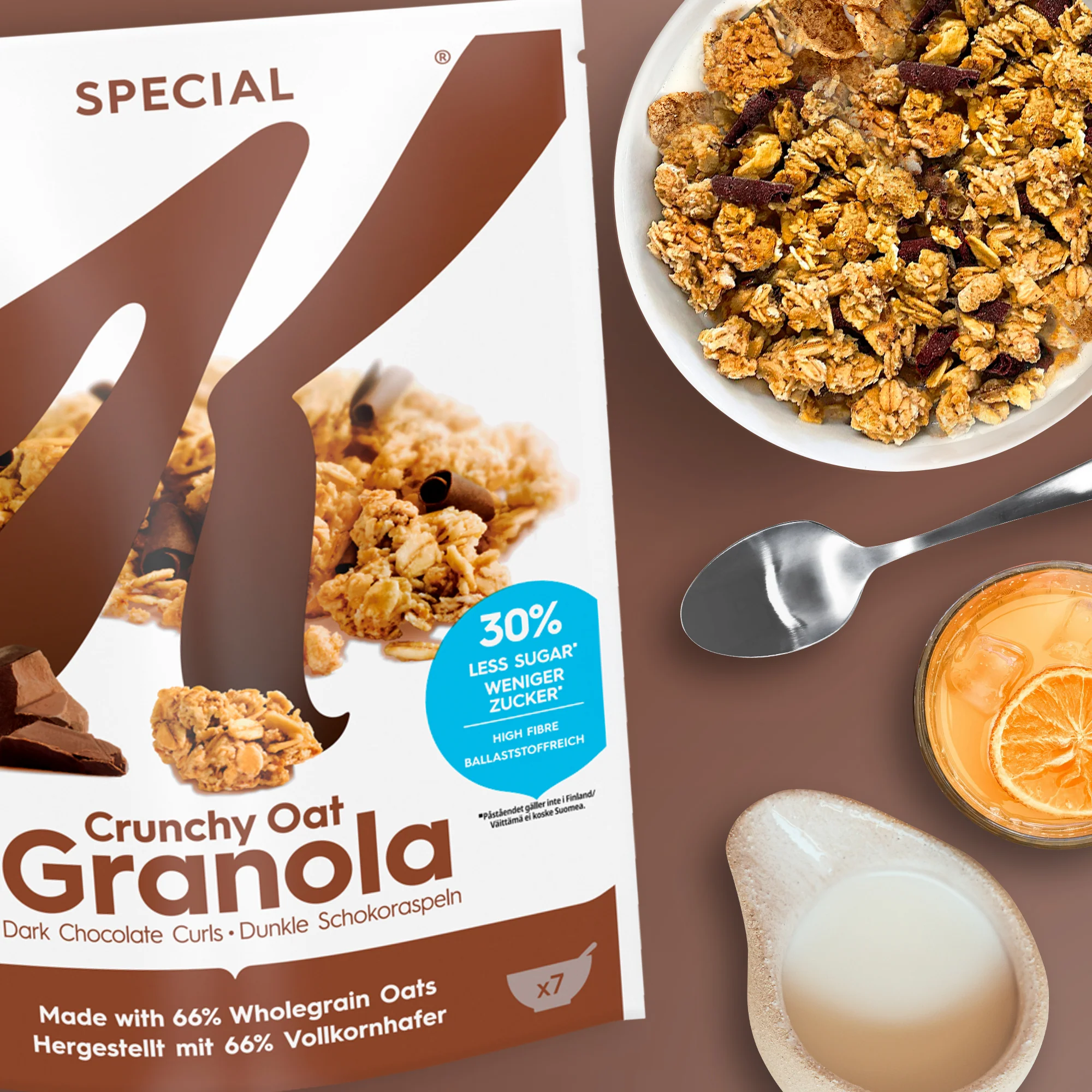 Kellogg's Special K Granola Dark Chocolate 6x 320g - Image 5