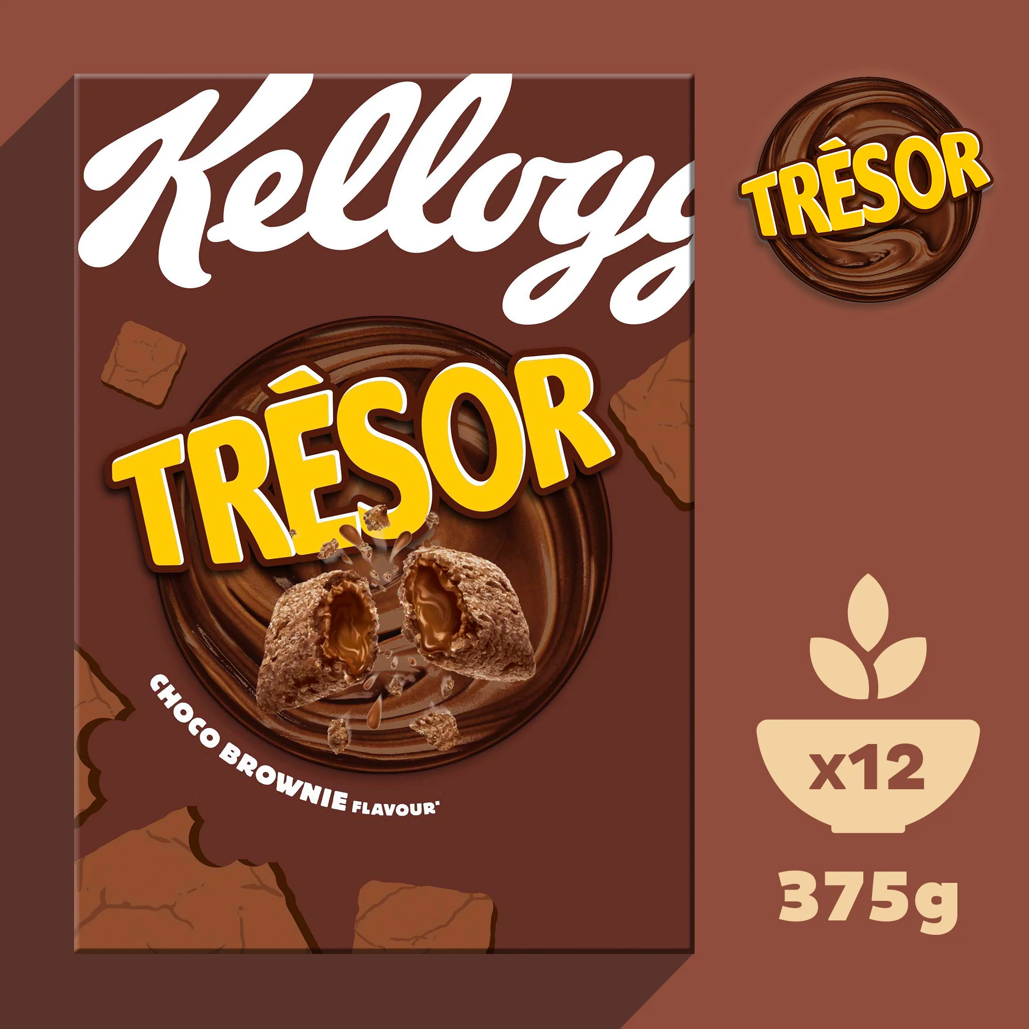 Kellogg's Tresor Chocolate Brownie - 6x 375g - Image 3