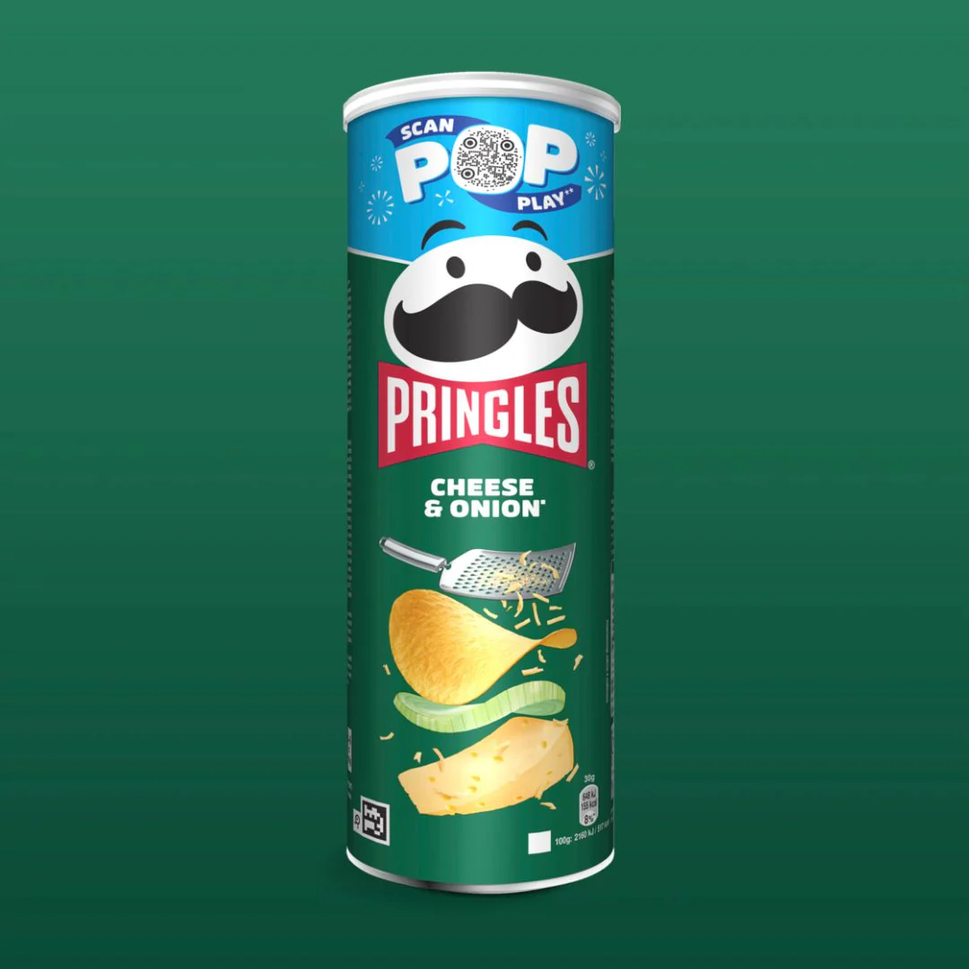 Pringles Cheese & Onion - 8x 165g - Image 2