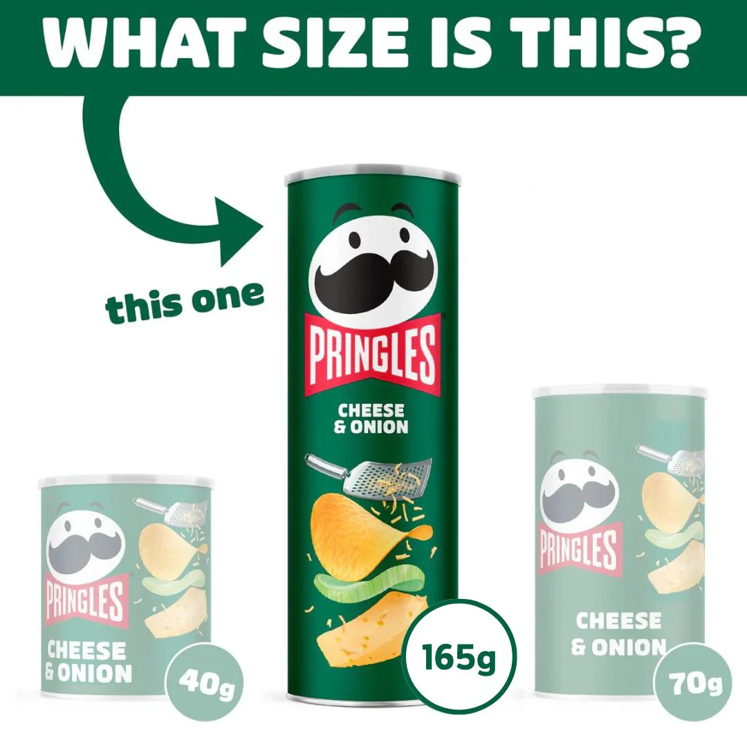 Pringles Cheese & Onion - 8x 165g - Image 4