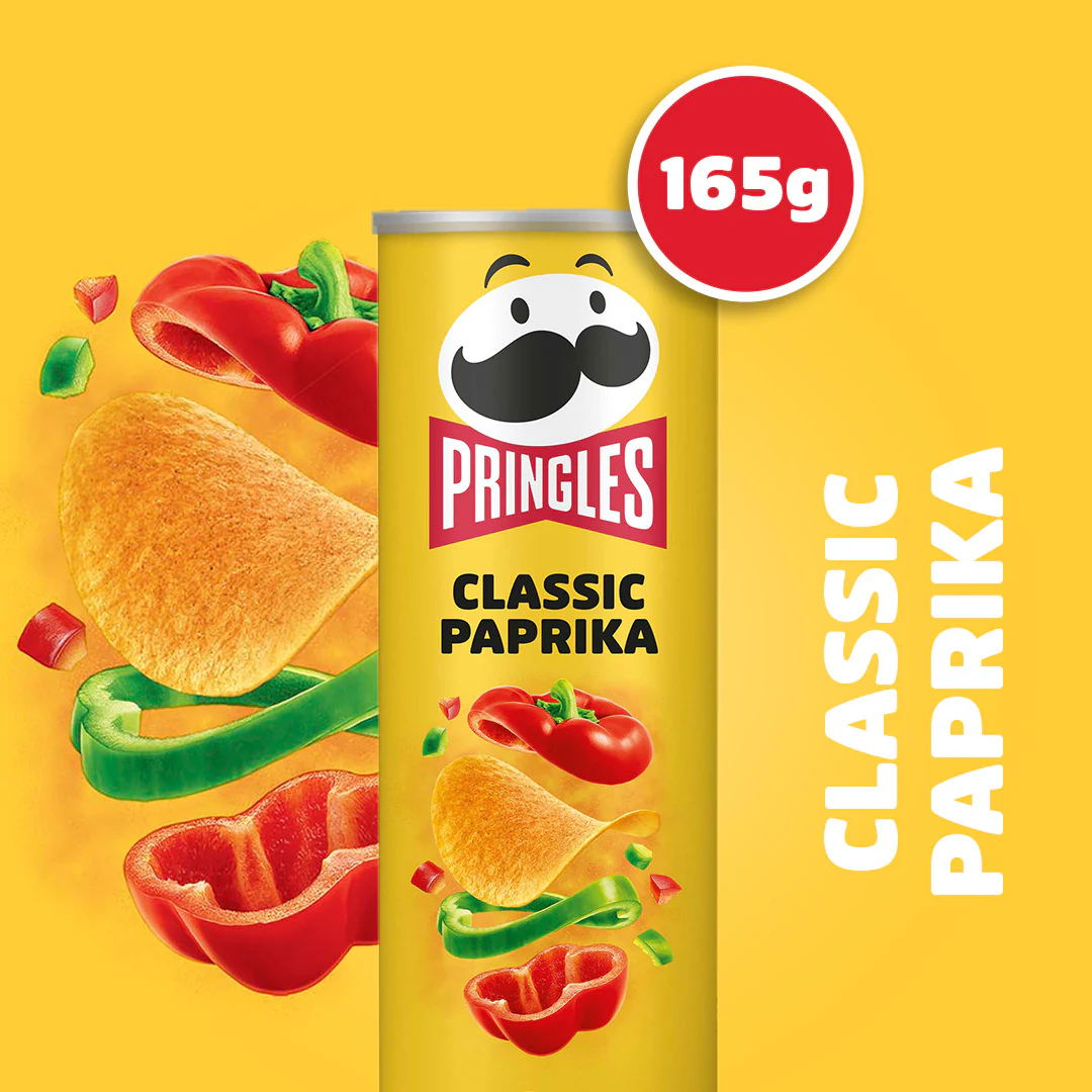 Pringles Classic Paprika - 8x 165g - Image 3