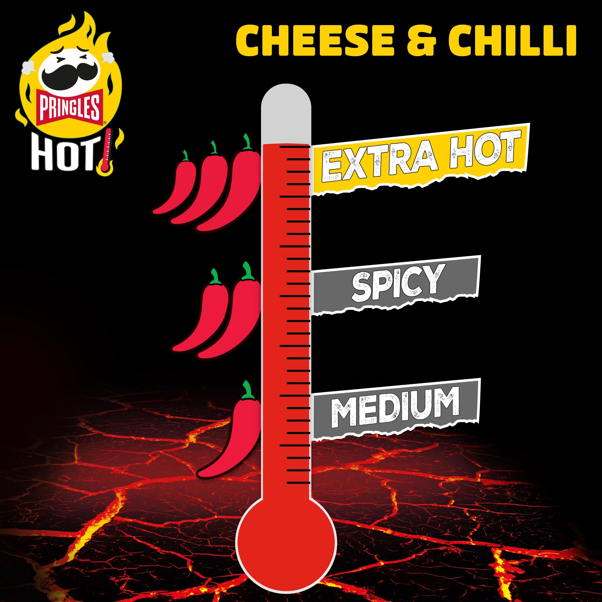 Pringles Hot Cheese & Chilli - 8x 160g - Image 5