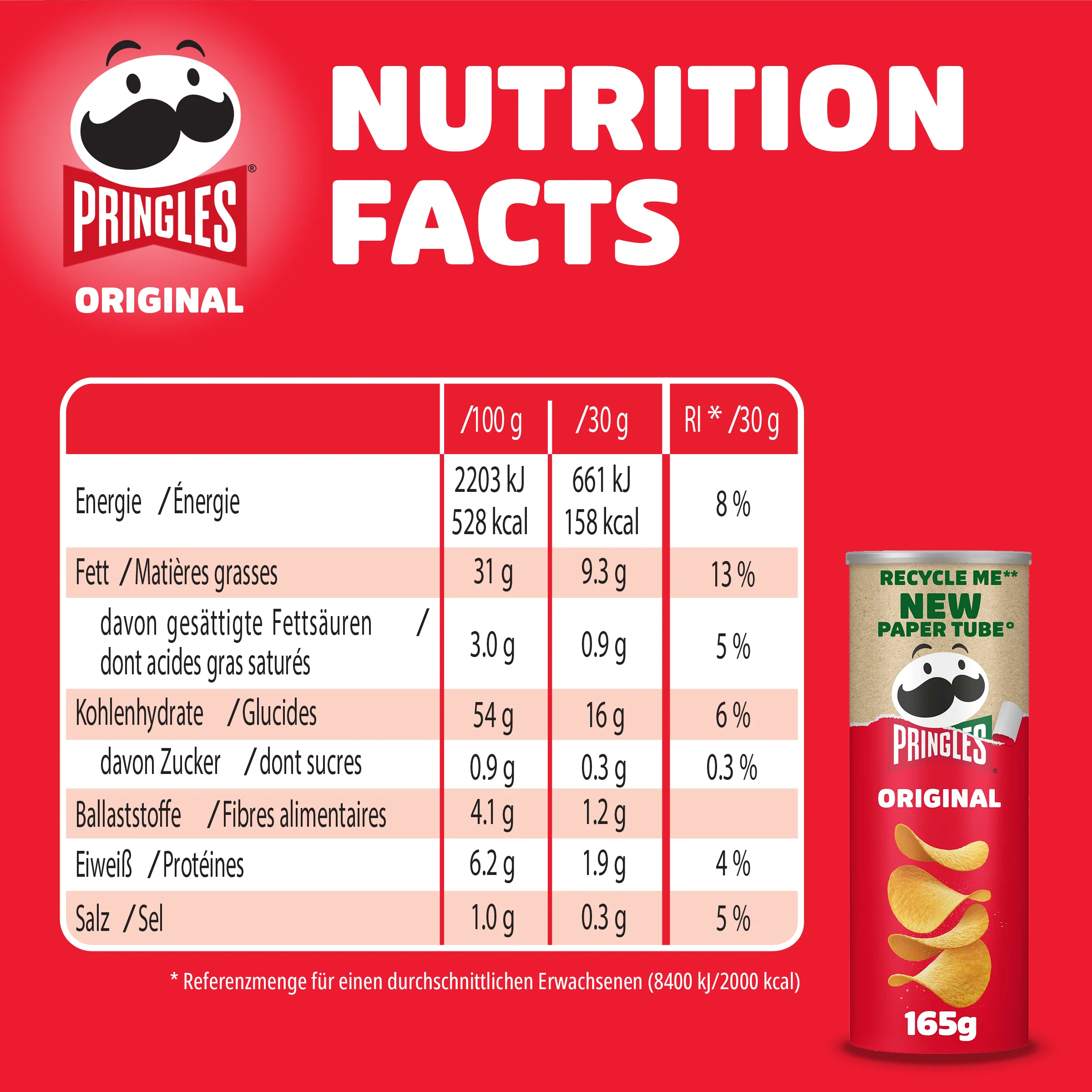 Pringles Original Classics - 11x 165g - Image 4