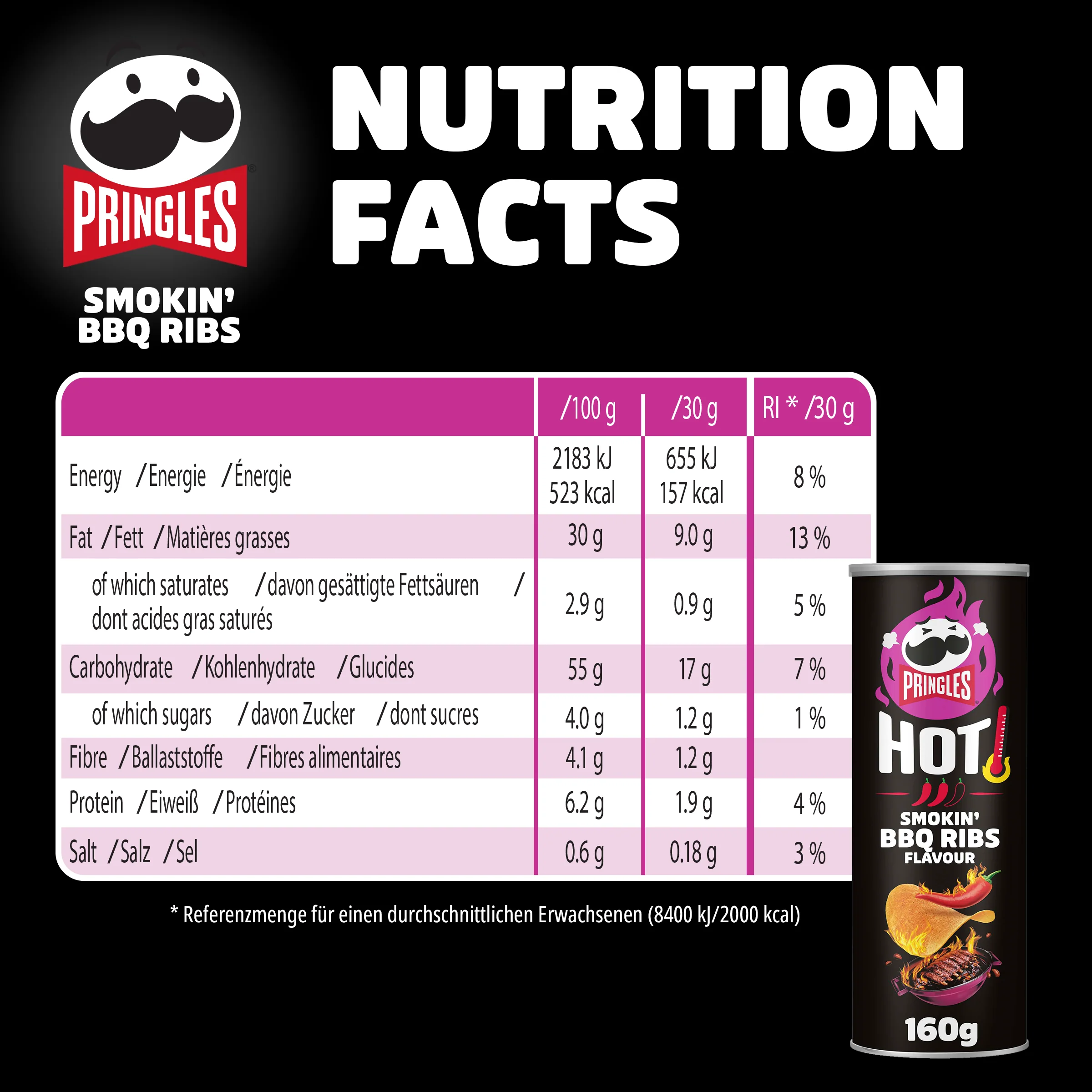 Pringles Original Hot Mix - 6x 160g - Image 4