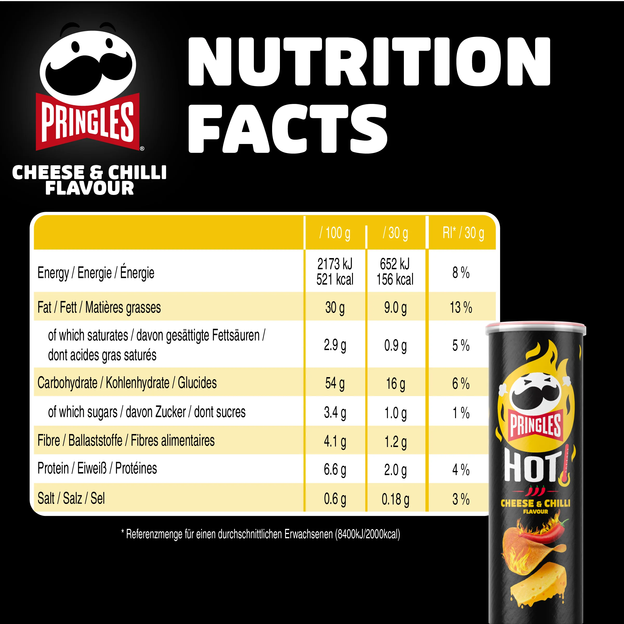 Pringles Original Hot Mix - 8x 160g - Image 5