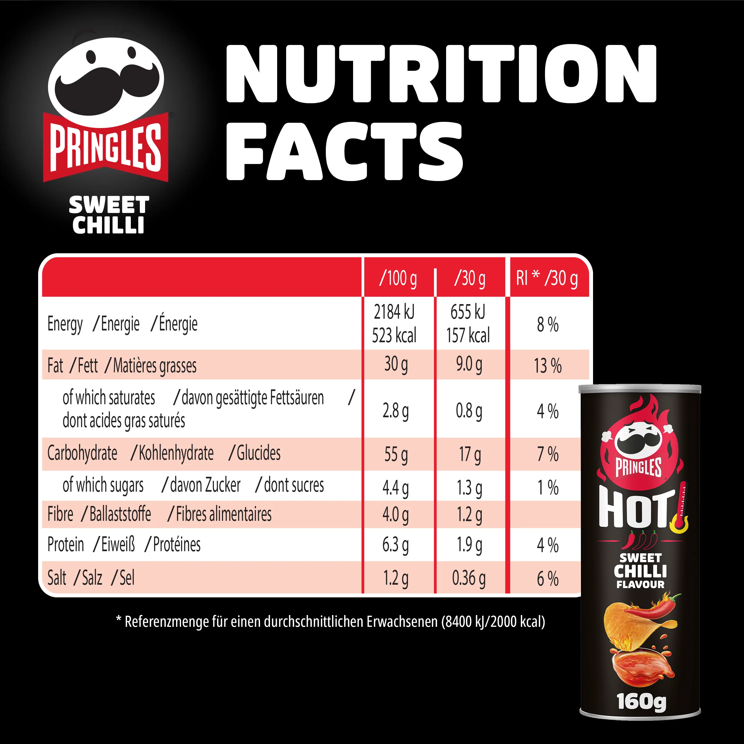 Pringles Original Hot Mix - 8x 160g - Image 7