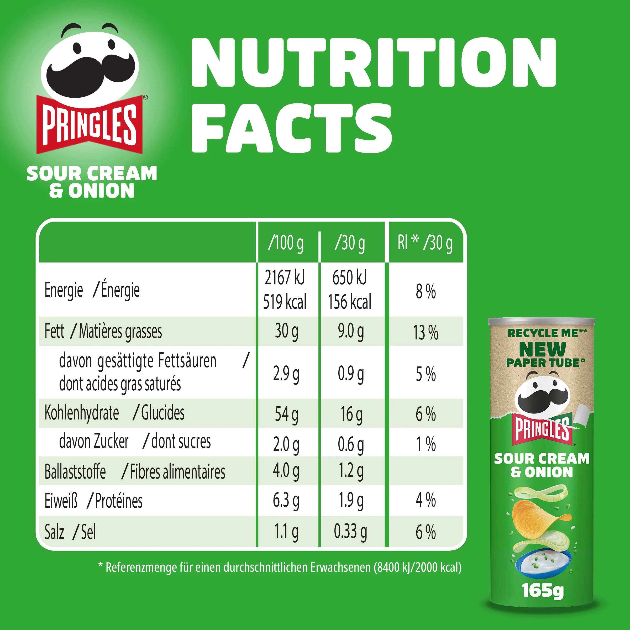 Pringles Original Party Mix - 6x 165g - Image 3