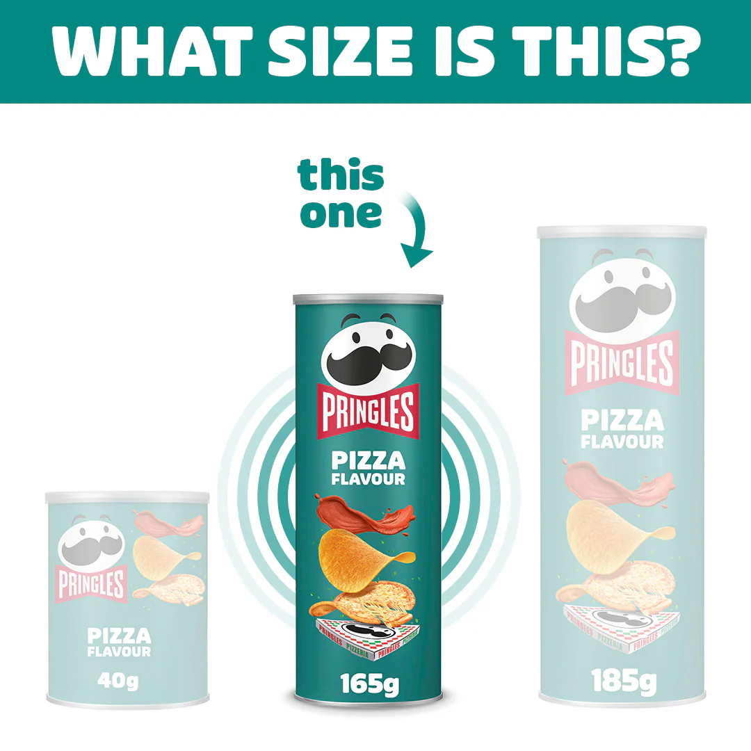 Pringles Pizza Flavour - 165g - Image 3