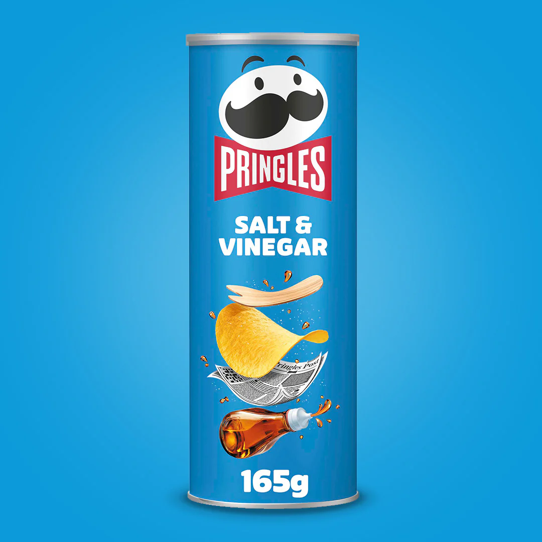 Pringles Salt & Vinegar - 165g
