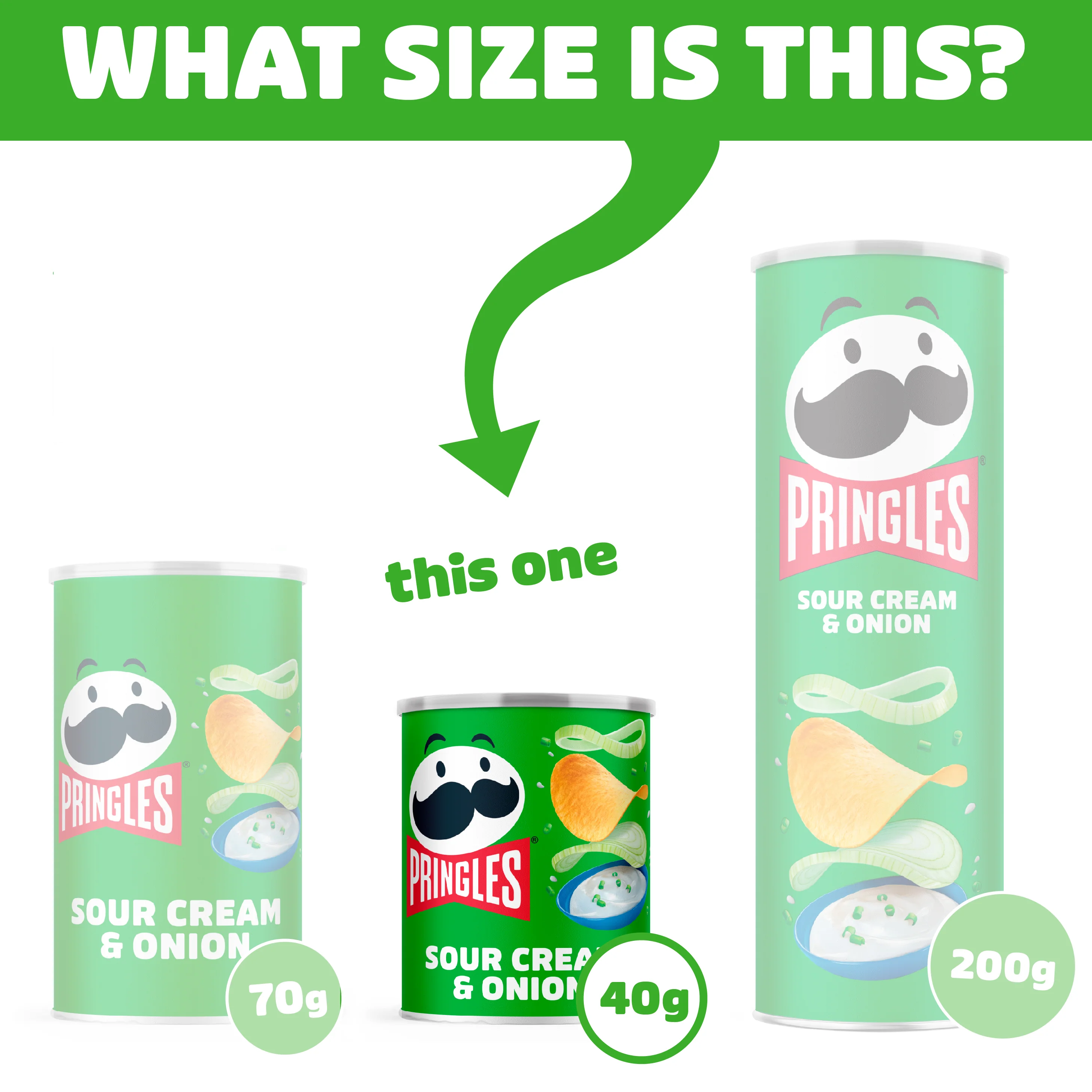 Pringles Sour Cream & Onion - 24x 40g - Image 3