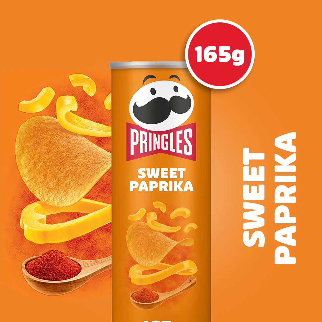 Pringles Sweet Paprika - 8x 165g - Image 3