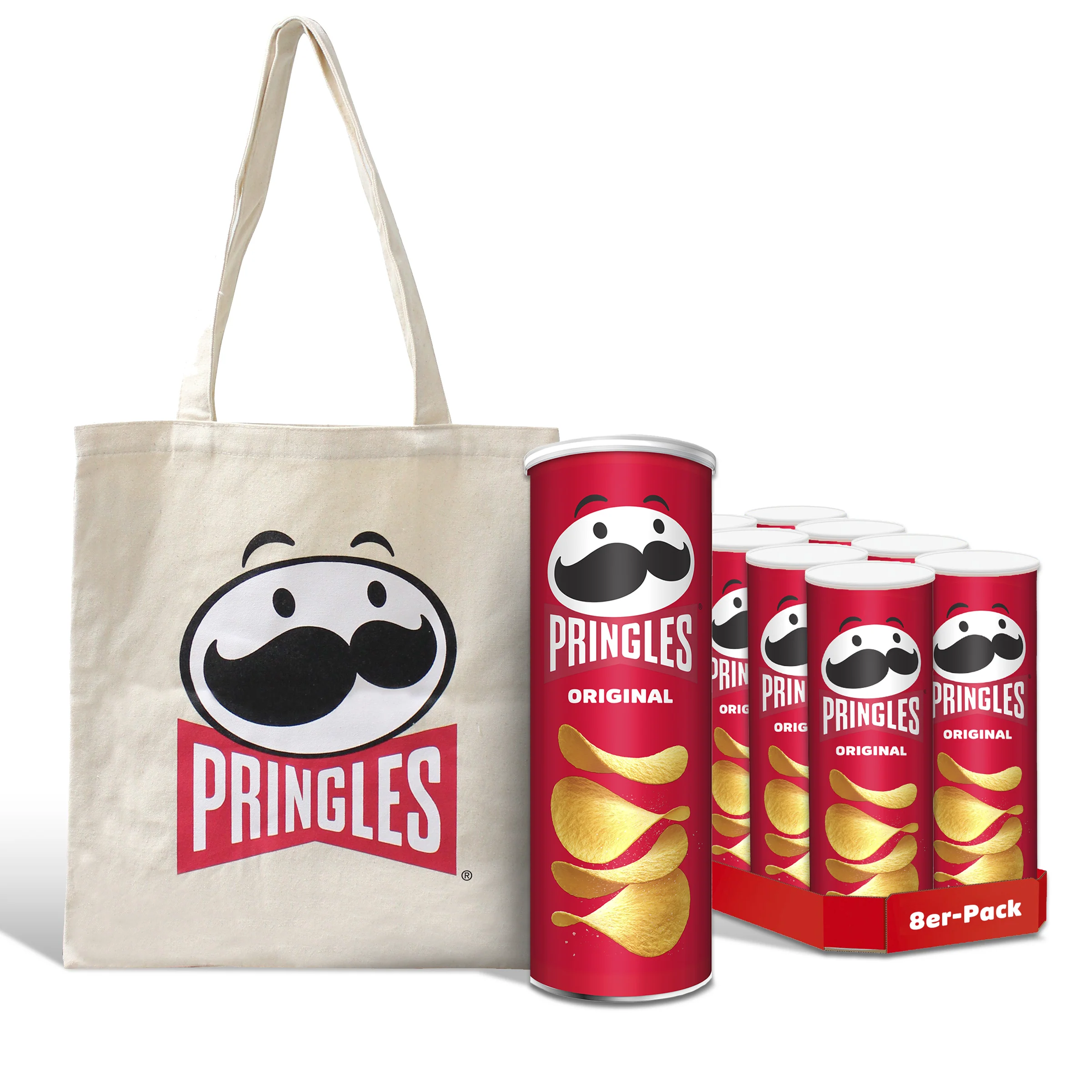 Tote Bag + Pringles Original - 8x 165g