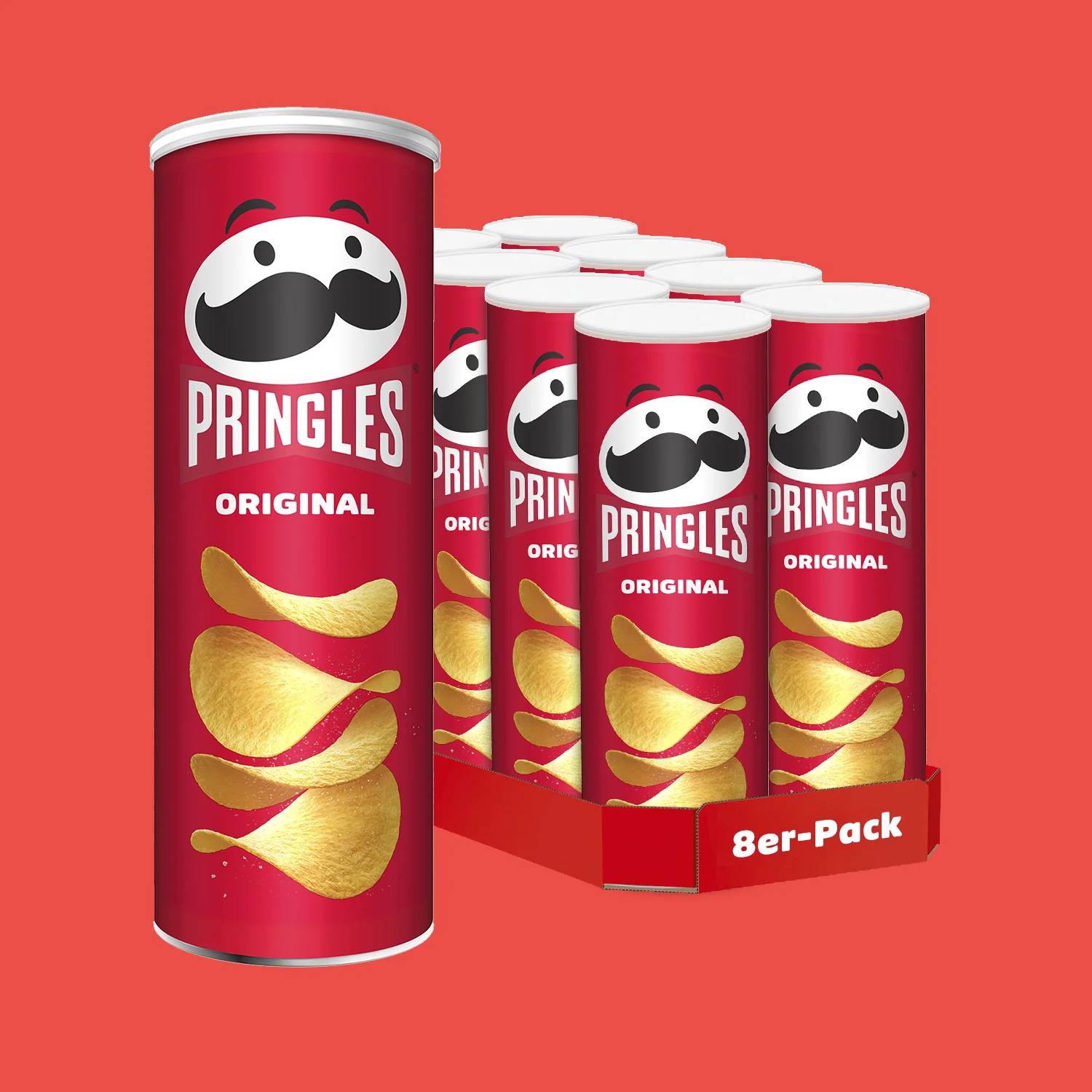 Tote Bag + Pringles Original - 8x 165g - Image 2
